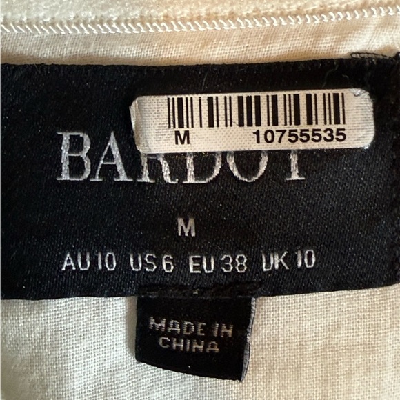 Bardot Lila Bustier Embroidered Corset in Water Floral Size Medium - Picture 7 of 7